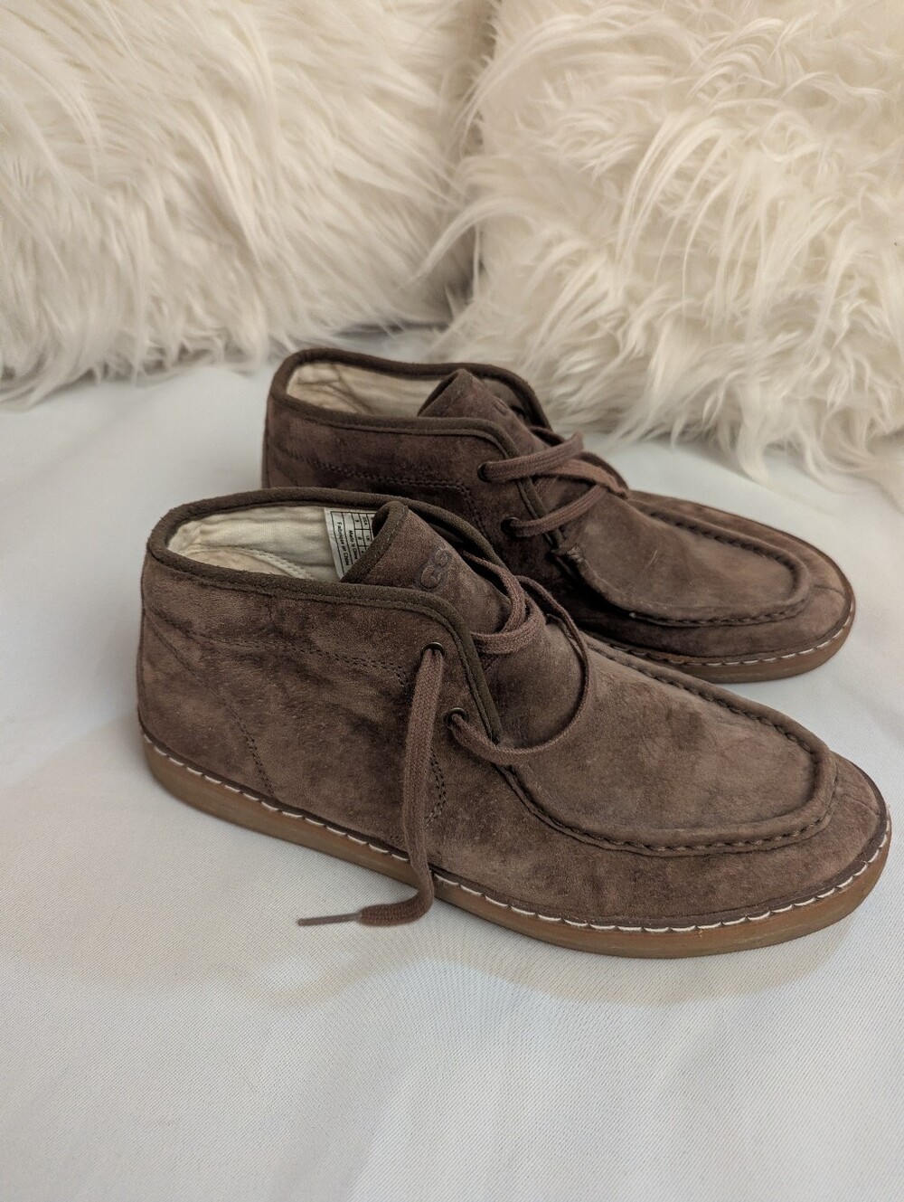 UGG Men's Chocolate Suede Chukka Moc Toe Boots